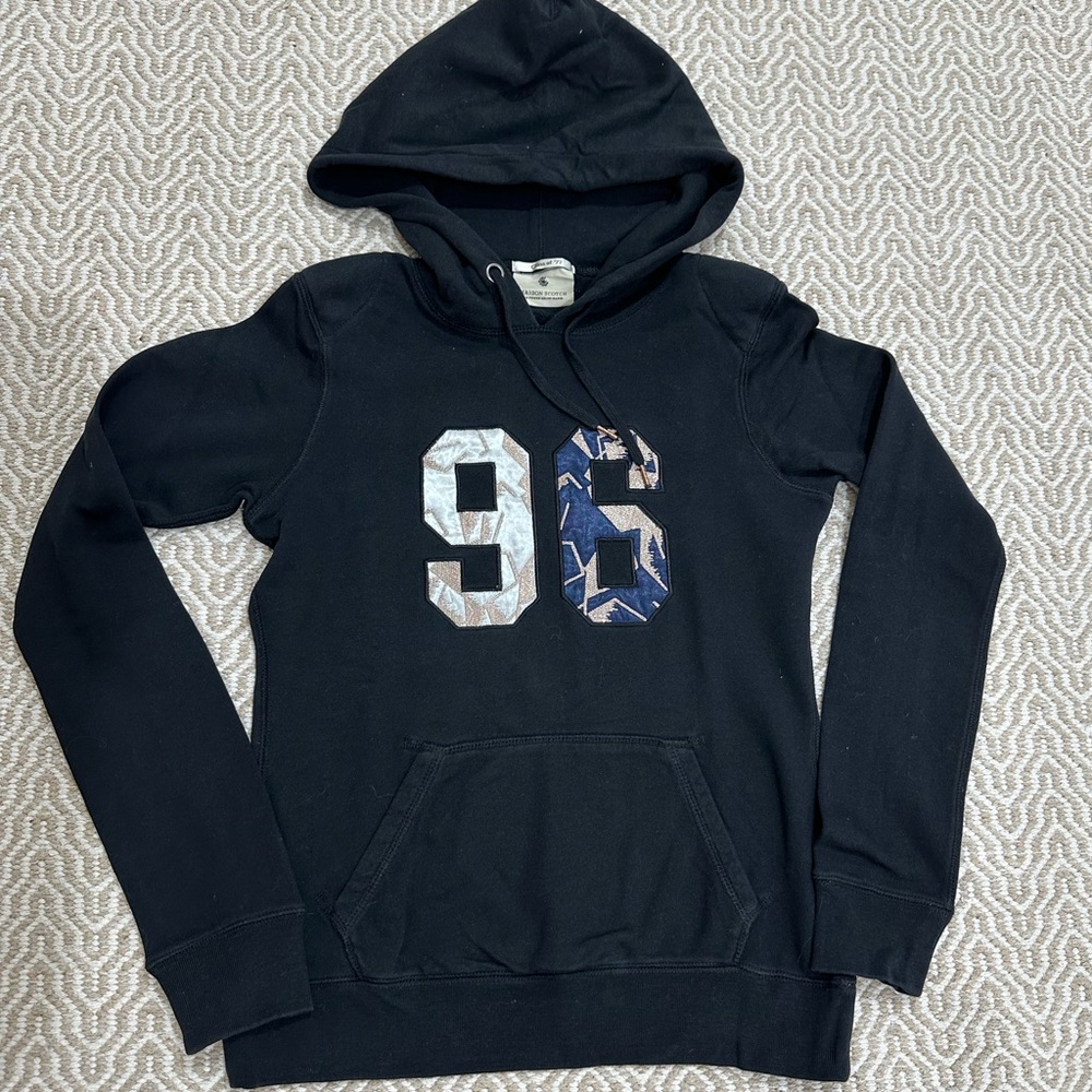 Scotch & Soda Black Hoodie with Graphic